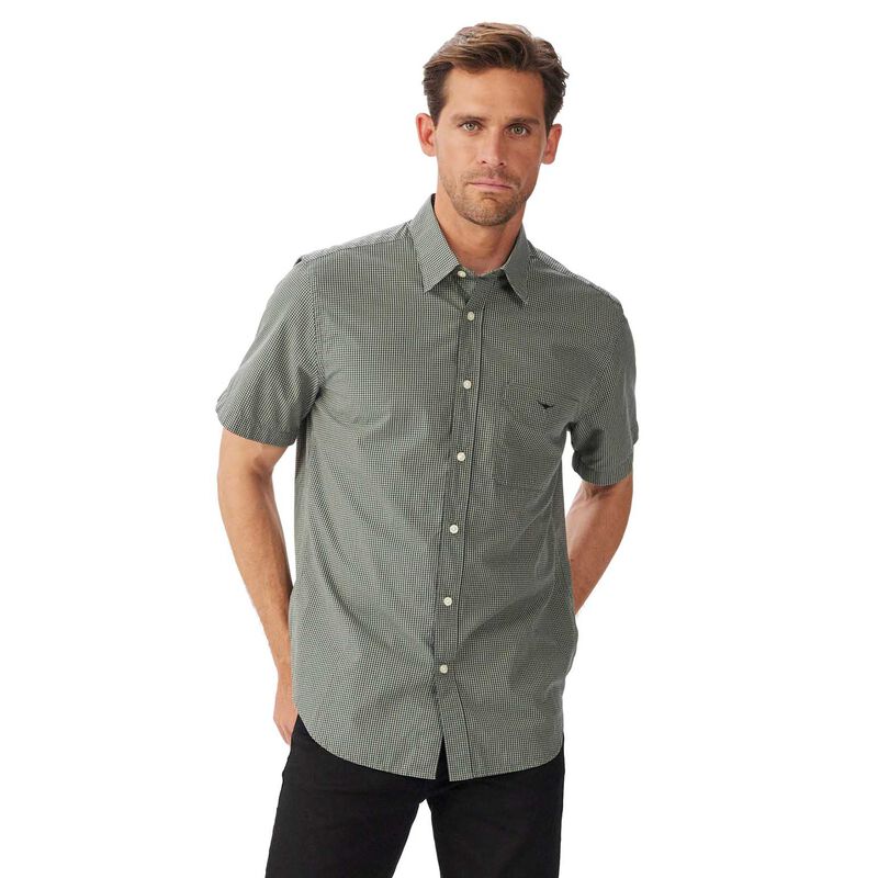 R.M. Williams Parkes Regular Poplin Ss Shirt image number 0